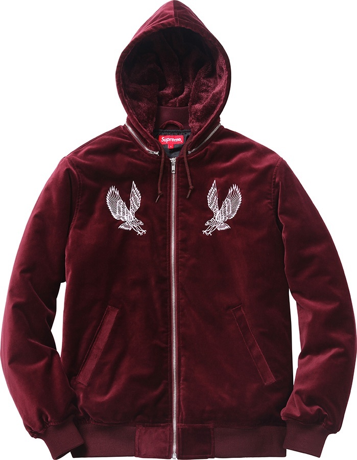 Velvet Hooded Bomber view 2